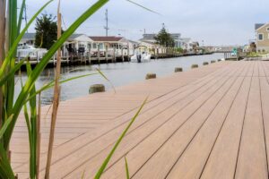 Wolf Serenity Decking in Amberwood